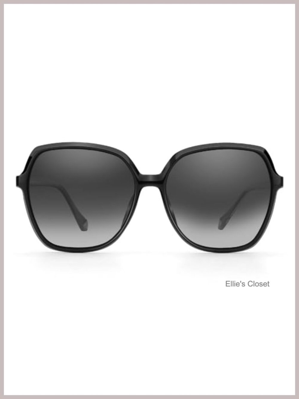 Oversized Square Polarized Sunglasses UV400 Full Frame Wrap Around
